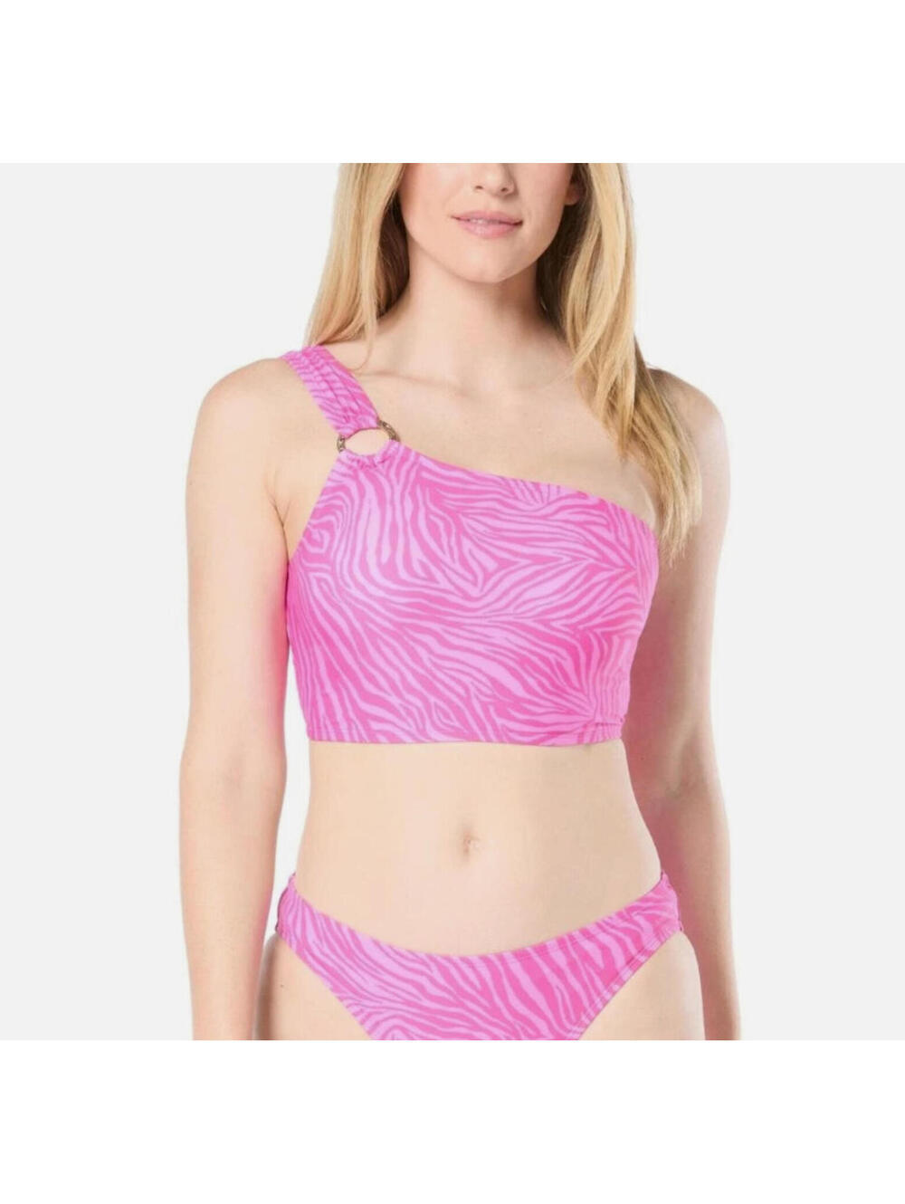 NWT Michael Michael Kors 2 Piece Swimsuit Bikini  Pink Large